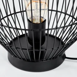Lampes Industrielles-hofstein Lampe de table Oravi Noir, 1 lumière