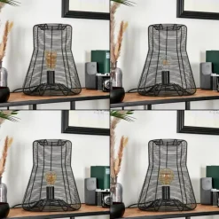 hofstein Lampe de table Oravi Noir, 1 lumière