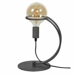 Lampes Vintages & Rétros-hofstein Lampe de table Ostuni Argenté, 1 lumière