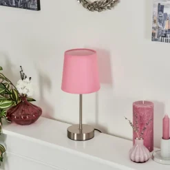 Lampes En Tissu-hofstein Lampe de table Paao Nickel mat, 1 lumière