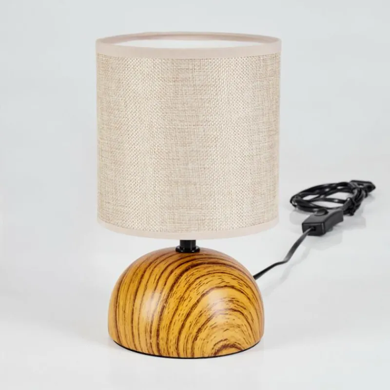 Lampes En Tissu-hofstein Lampe de table Passila Couleur bois, 1 lumière