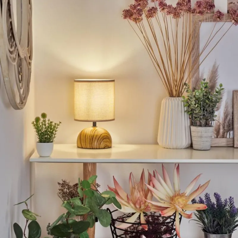 Lampes En Tissu-hofstein Lampe de table Passila Couleur bois, 1 lumière