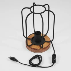 Lampes Vintages & Rétros-hofstein Lampe de table Pasteur Écru, Noir, 1 lumière