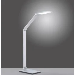 Paul Neuhaus Q-Serie Lampe de table Paul Neuhaus Q-HANNES LED Argenté, 1 lumière, Télécommandes