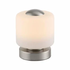Luminaires Paul Neuhaus Lampe de table Paul Neuhaus BOTA LED Acier brossé, 1 lumière