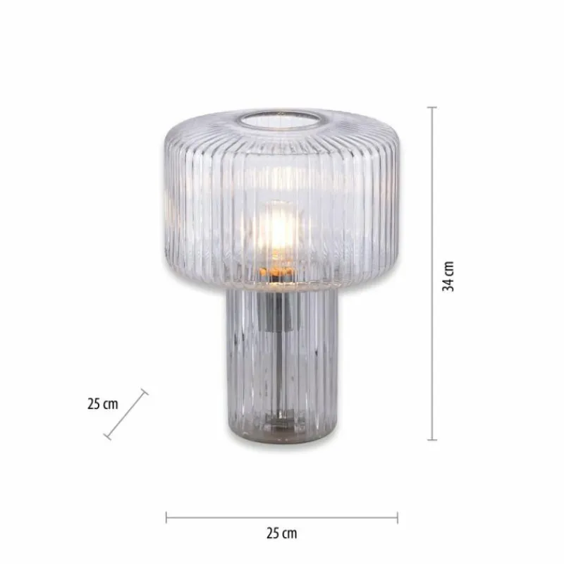 Luminaires Paul Neuhaus Lampe de table Paul Neuhaus FUNGUS Transparent, 1 lumière