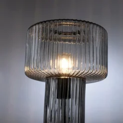 Suspension Verre Fumé-Luminaires Paul Neuhaus Lampe de table Paul Neuhaus FUNGUS Fumée, 1 lumière