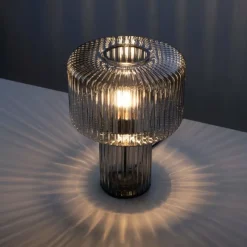 Suspension Verre Fumé-Luminaires Paul Neuhaus Lampe de table Paul Neuhaus FUNGUS Fumée, 1 lumière