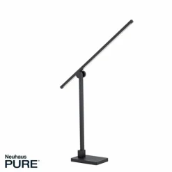 Luminaires Paul Neuhaus Lampe de table Paul Neuhaus PURE-GRAFO LED Noir, 1 lumière* Éclairage Led