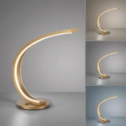 Paul Neuhaus Q-Serie Lampe de table Paul Neuhaus Q-VITO LED Laiton, 1 lumière, Télécommandes