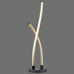 Lampes Dorées-Luminaires Paul Neuhaus Lampe de table Paul Neuhaus POLINA LED Noir, 1 lumière