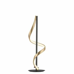 Paul Neuhaus Q-Serie Lampe de table Paul Neuhaus QSWING LED Anthracite, Or, 1 lumière, Télécommandes