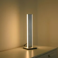 Paul Neuhaus Q-Serie Lampe de table Paul-Neuhaus Q-ADRIANA LED Aluminium, 2 lumières, Télécommandes