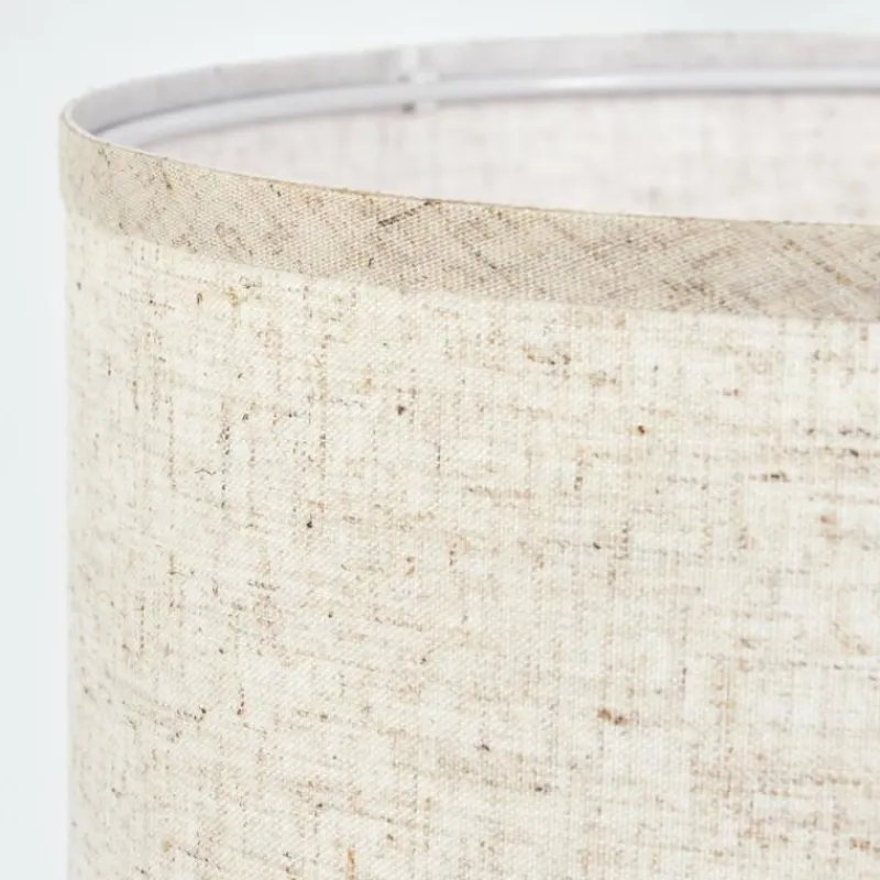 Lampes En Tissu-hofstein Lampe de table Perdigueira Écru, Noir, 1 lumière