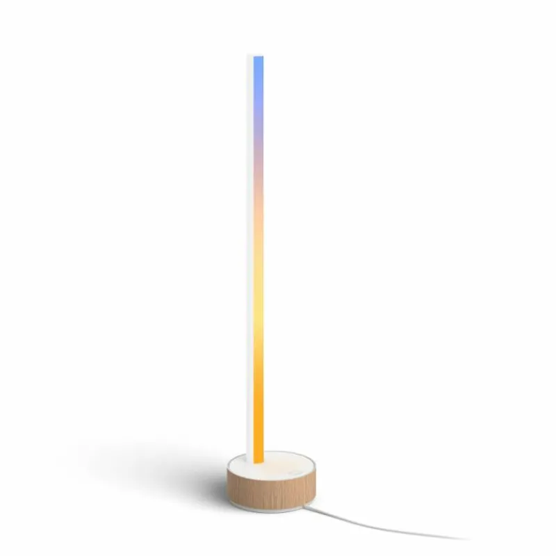 Luminaires Philips Lampe de table Philips Hue Gradient Signe Oak LED Écru, Blanc, 1 lumière
