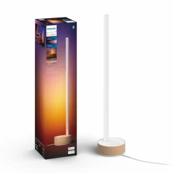 Luminaires Philips Lampe de table Philips Hue Gradient Signe Oak LED Écru, Blanc, 1 lumière