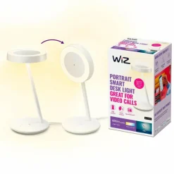 Luminaires Philips Lampe de table Philips WiZ Office LED Blanc, 1 lumière