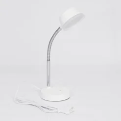 hofstein Lampe de table Pineda LED Chrome, Blanc, 1 lumière