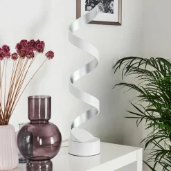 hofstein Lampe de table Pitasch LED Blanc, 1 lumière