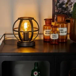 Lampes Industrielles-hofstein Lampe de table Plan Laiton, 1 lumière