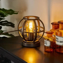 Lampes Industrielles-hofstein Lampe de table Plan Laiton, 1 lumière