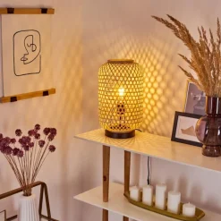 Luminaires Scandinaves-hofstein Lampe de table Quinto Noir, 1 lumière