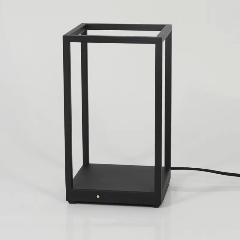 hofstein Lampe de table Ranquile LED Noir, 2 lumières