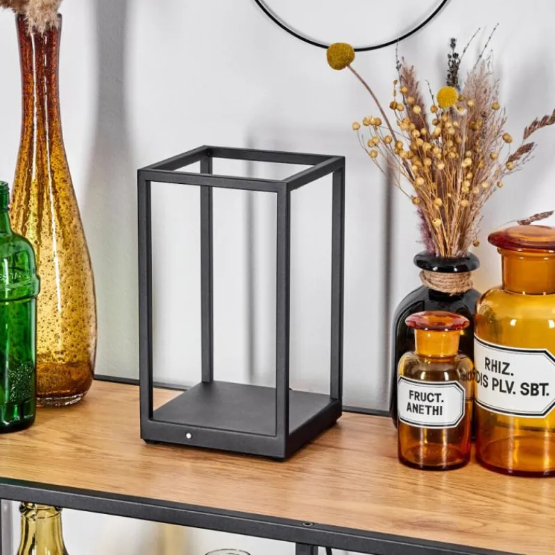 hofstein Lampe de table Ranquile LED Noir, 2 lumières