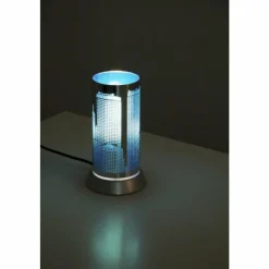 Luminaires Reality Lampe de table Reality Bleu, Chrome, 1 lumière