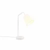 Lampes En Tissu-Luminaires Reality Lampe de table Reality BUDDY Blanc, 1 lumière