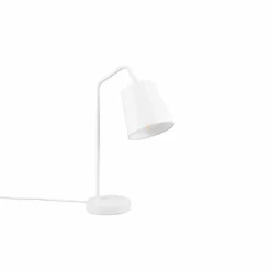 Lampes En Tissu-Luminaires Reality Lampe de table Reality BUDDY Blanc, 1 lumière