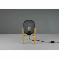 Lampes Vintages & Rétros-Luminaires Reality Lampe de table Reality Calimero Bois clair, 1 lumière