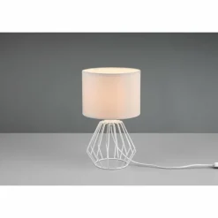 Lampes En Tissu-Luminaires Reality Lampe de table Reality Chuck Blanc, 1 lumière