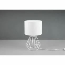 Lampes En Tissu-Luminaires Reality Lampe de table Reality Chuck Blanc, 1 lumière