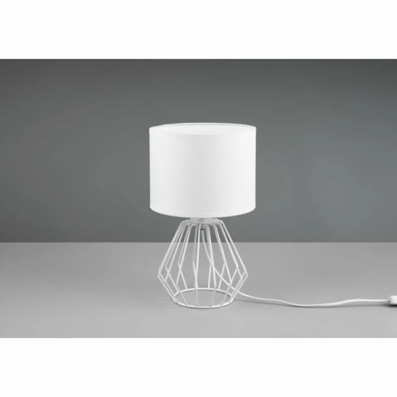 Lampes En Tissu-Luminaires Reality Lampe de table Reality Chuck Blanc, 1 lumière