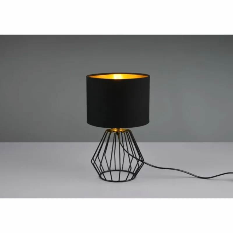 Lampes En Tissu-Luminaires Reality Lampe de table Reality Chuck Noir, 1 lumière