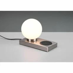 Luminaires Reality Lampe de table Reality Chloe Nickel mat, 1 lumière
