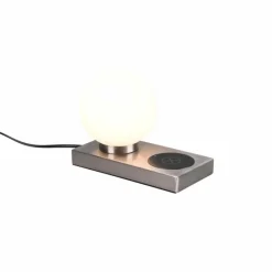 Luminaires Reality Lampe de table Reality Chloe Nickel mat, 1 lumière