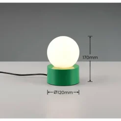 Luminaires Reality Lampe de table Reality COUNTESS Vert, 1 lumière