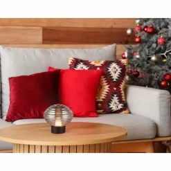 Suspension Verre Fumé-Luminaires Reality Lampe de table Reality EARL LED Noir, 1 lumière