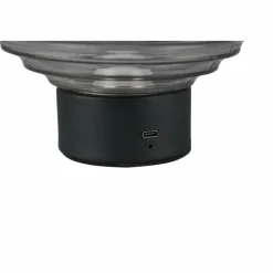 Suspension Verre Fumé-Luminaires Reality Lampe de table Reality EARL LED Noir, 1 lumière