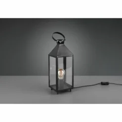 Luminaires Reality Lampe de table Reality Farola LED Noir, 1 lumière