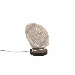 Luminaires Reality Lampe de table Reality FOOTBALL LED Noir, 1 lumière, Changeur de couleurs* Éclairage Led