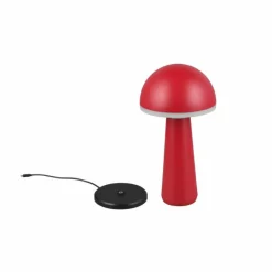 Luminaires Reality Lampe de table Reality FUNGO LED Rouge, 1 lumière