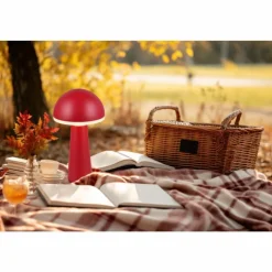 Luminaires Reality Lampe de table Reality FUNGO LED Rouge, 1 lumière