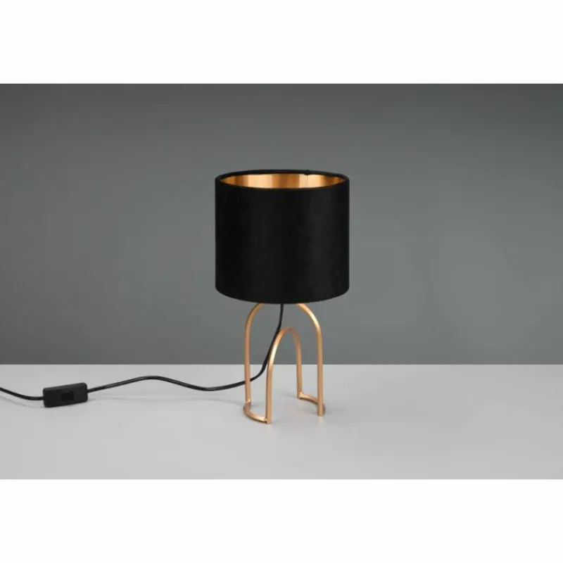 Lampes En Tissu-Luminaires Reality Lampe de table Reality Grace Or, 1 lumière