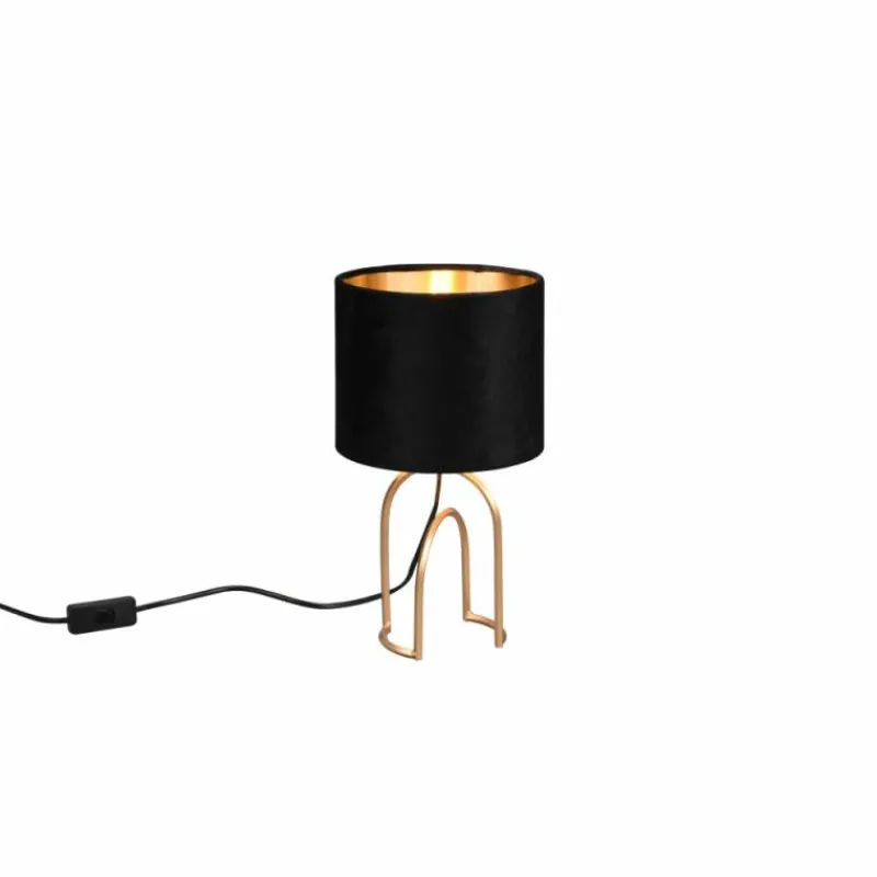 Lampes En Tissu-Luminaires Reality Lampe de table Reality Grace Or, 1 lumière