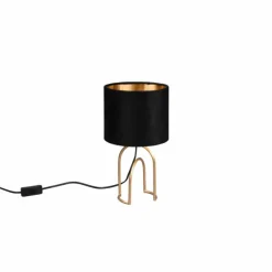 Lampes En Tissu-Luminaires Reality Lampe de table Reality Grace Or, 1 lumière