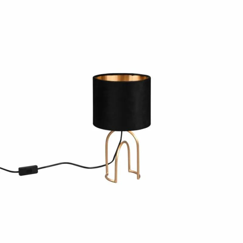 Lampes En Tissu-Luminaires Reality Lampe de table Reality Grace Or, 1 lumière