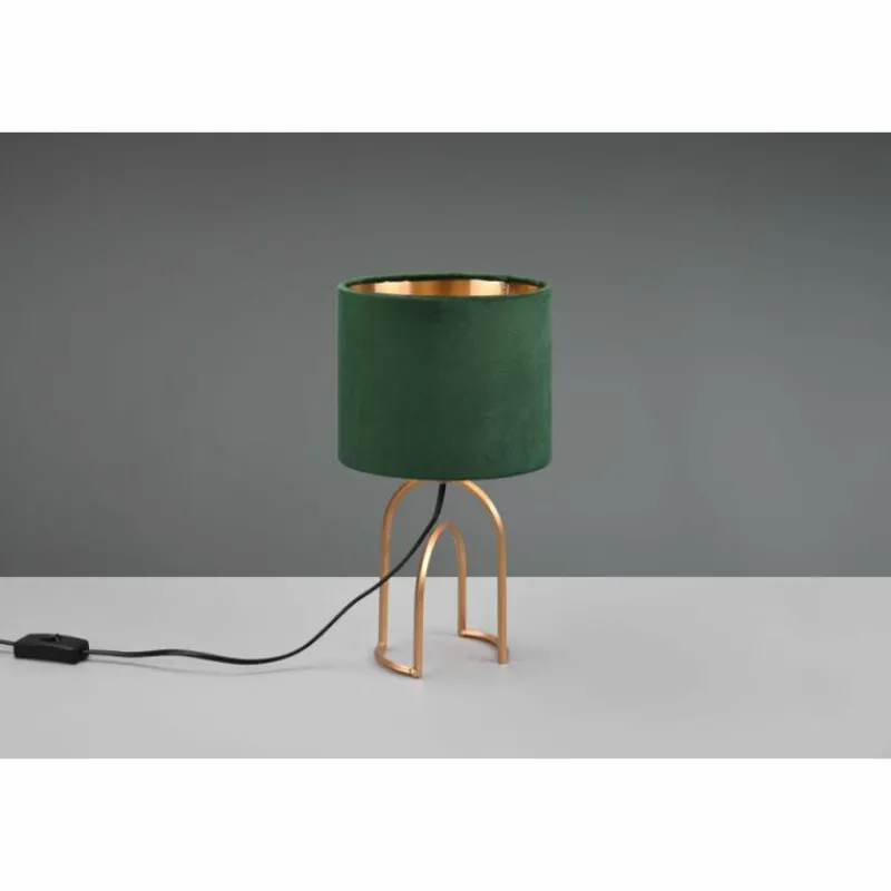 Lampes En Tissu-Luminaires Reality Lampe de table Reality Grace Or, 1 lumière